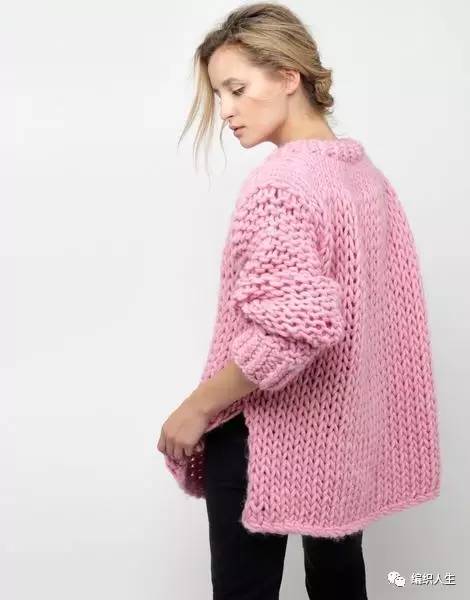 平针织法(女士毛衣就该这么织!经典实穿还耐看,花样简单新手也能织!