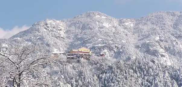 『诗词赏析』：山窗寒夜时，听雪洒竹林《名山胜景美雪图请珍藏》