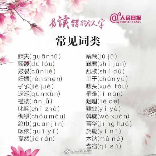 “一读就错”的人名、地名、成语, 你能读对几个?