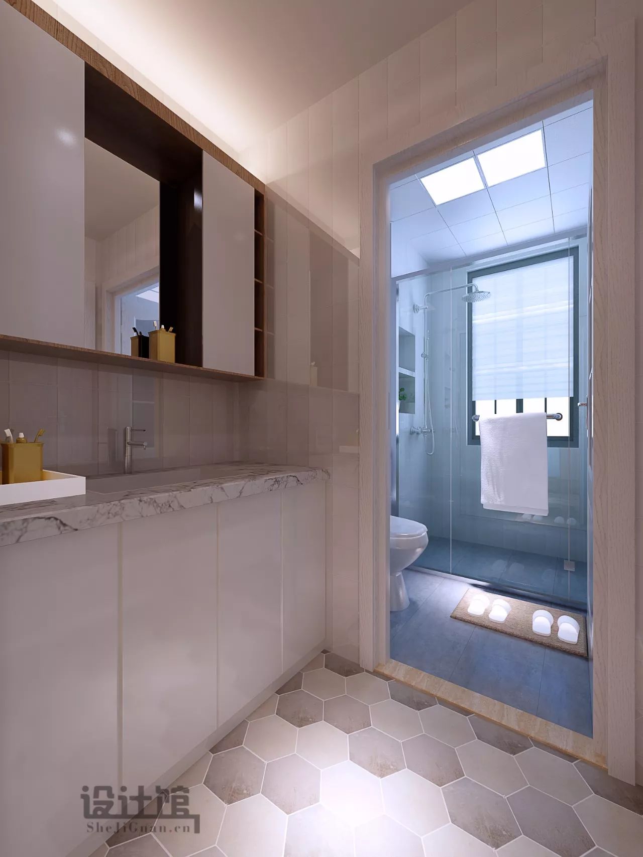 86㎡北欧二房，小年轻的简约婚房！（含详细施工图）