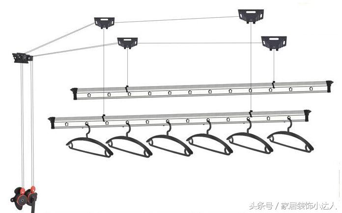 家装晒衣架装在什么位置？晒衣架怎么安装？