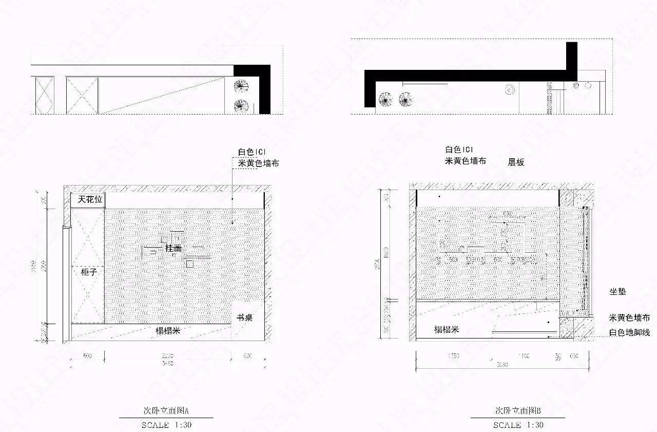 86㎡北欧二房，小年轻的简约婚房！（含详细施工图）