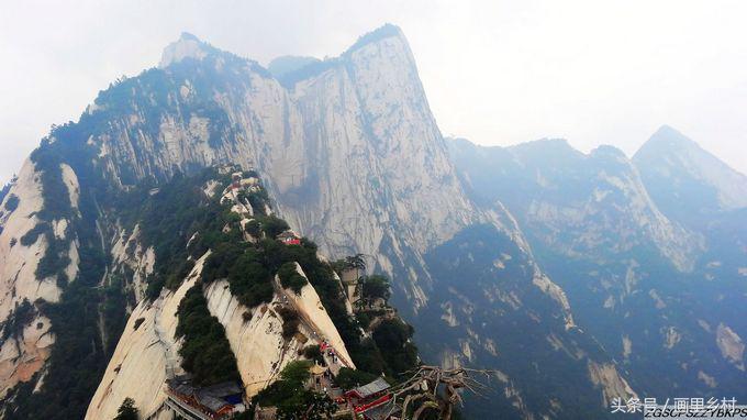 中国著名的五岳之一 西岳华山 果真是天下第一险