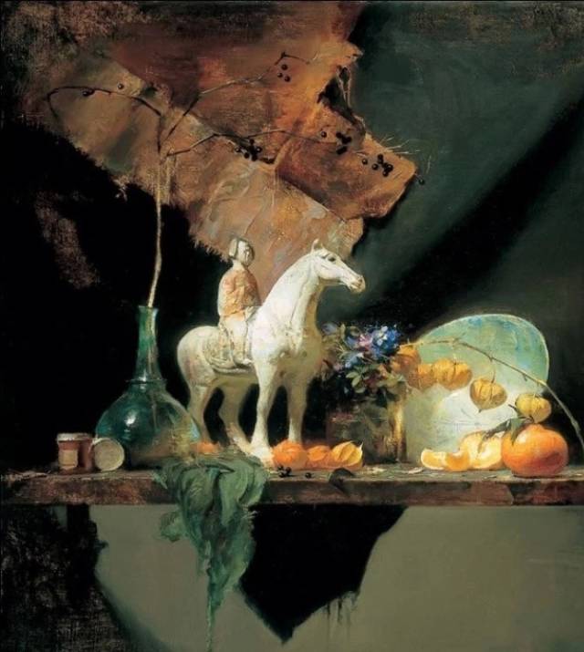 他的作品严谨不沉闷，古典写实令人神往