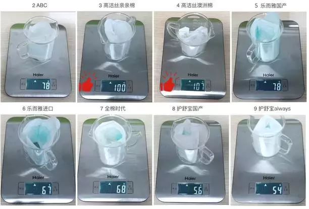 卫生巾检测报告:22款品牌姨妈巾实拍测评,到底哪个牌子最好?