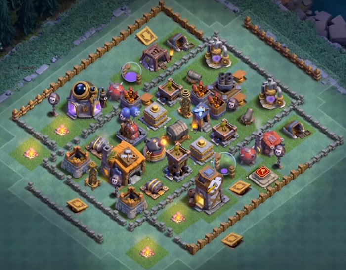 部落冲突7本建筑大师基地热门强阵top20