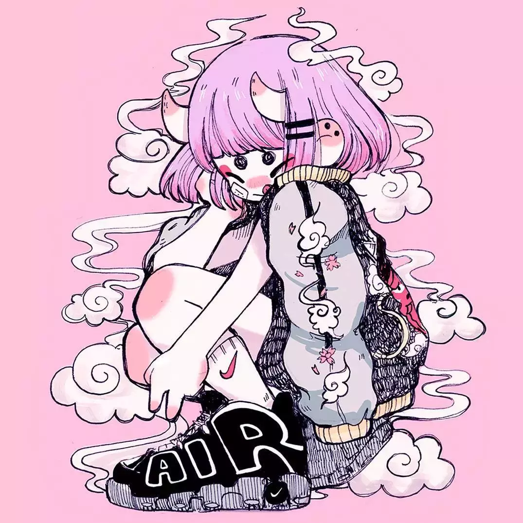 马克笔大神的作品,色彩丰富,俏皮可爱