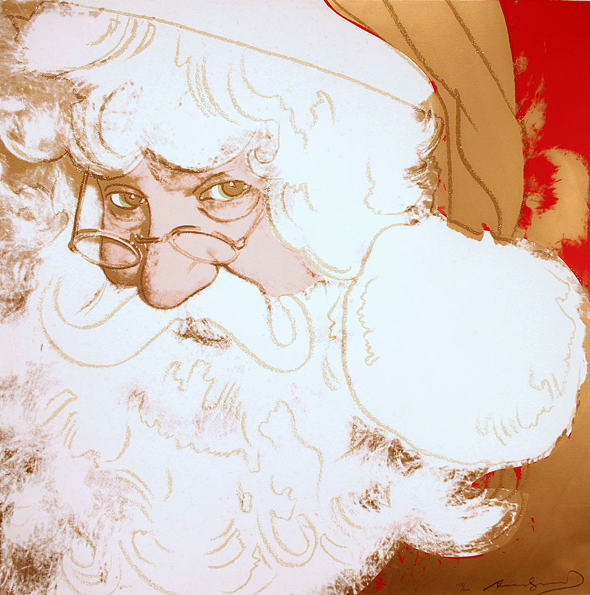关于圣诞节的图片手绘(从安迪·沃霍尔的简笔画中看，他到底多爱圣诞节？)