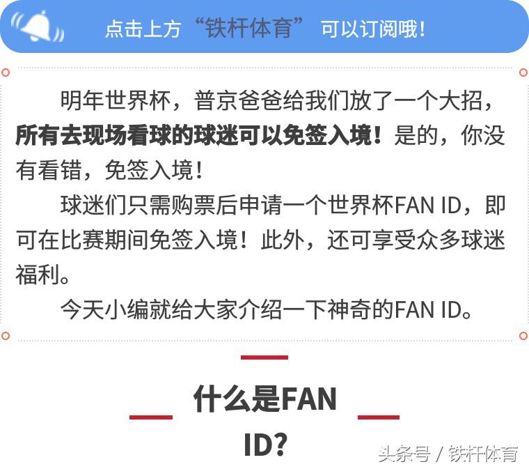 2018俄罗斯世界杯id(「FAN ID三步曲」俄罗斯世界杯FAN ID，这里有你想知道的一切)