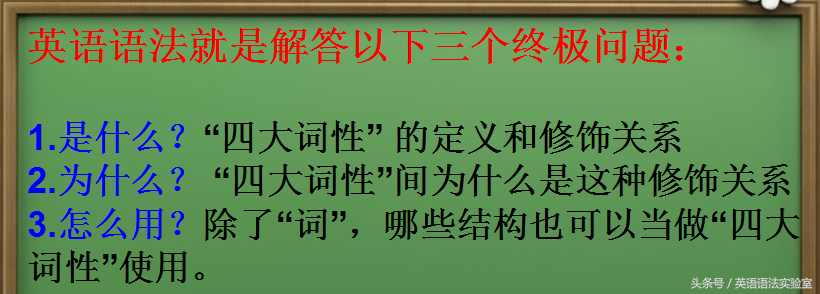 英语其实就这4个词：句子成分和基本句式（驾驭篇1）