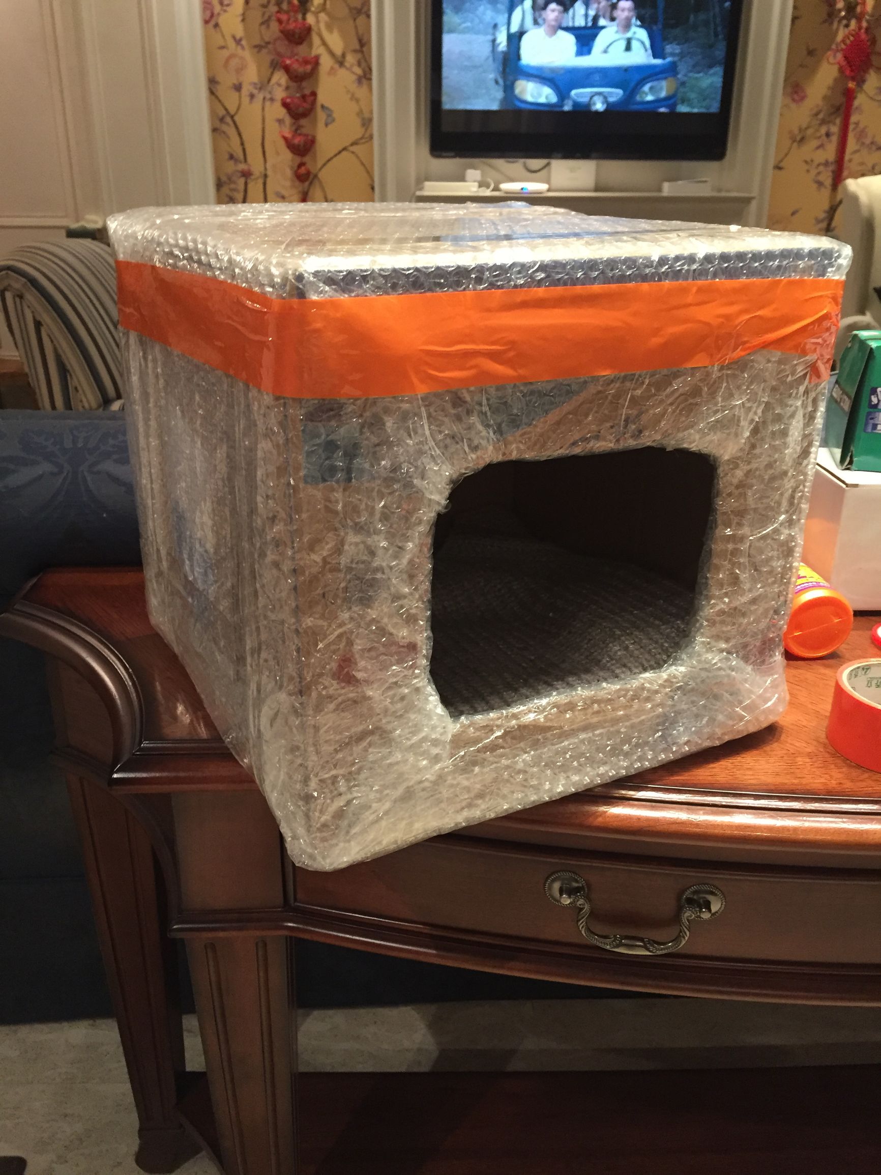 自制猫窝(自制猫窝纸箱房子双层)-骁龙网