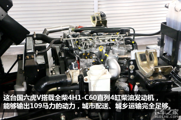 全柴4H1-C60发动机 EGR+SCR+DPF后处理 详解一汽解放国六虎V轻卡