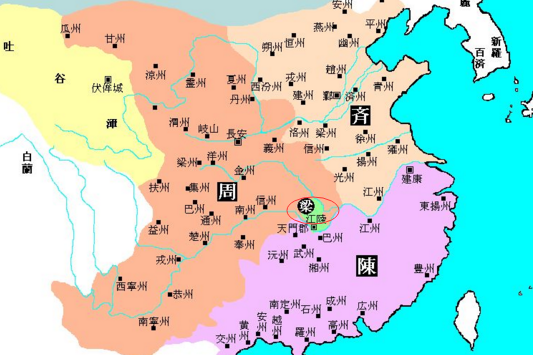 西梁西梁第二任 萧岿(562年——585年)萧岿是西梁宣帝萧詧的第三个