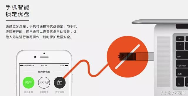 这U盘，为防止丢失，操碎了心！蓝牙防丢、自动加密、还能定位