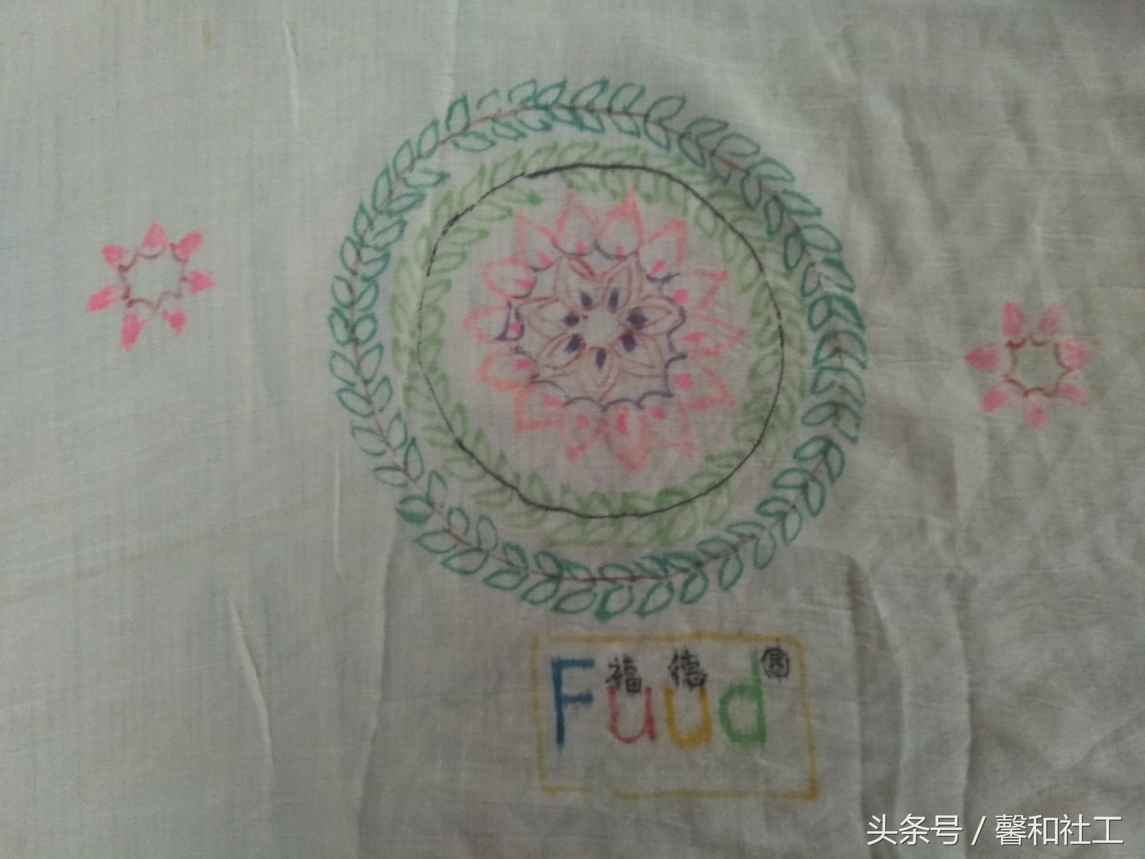 花叙时光新品｜手绘曼陀罗围巾
