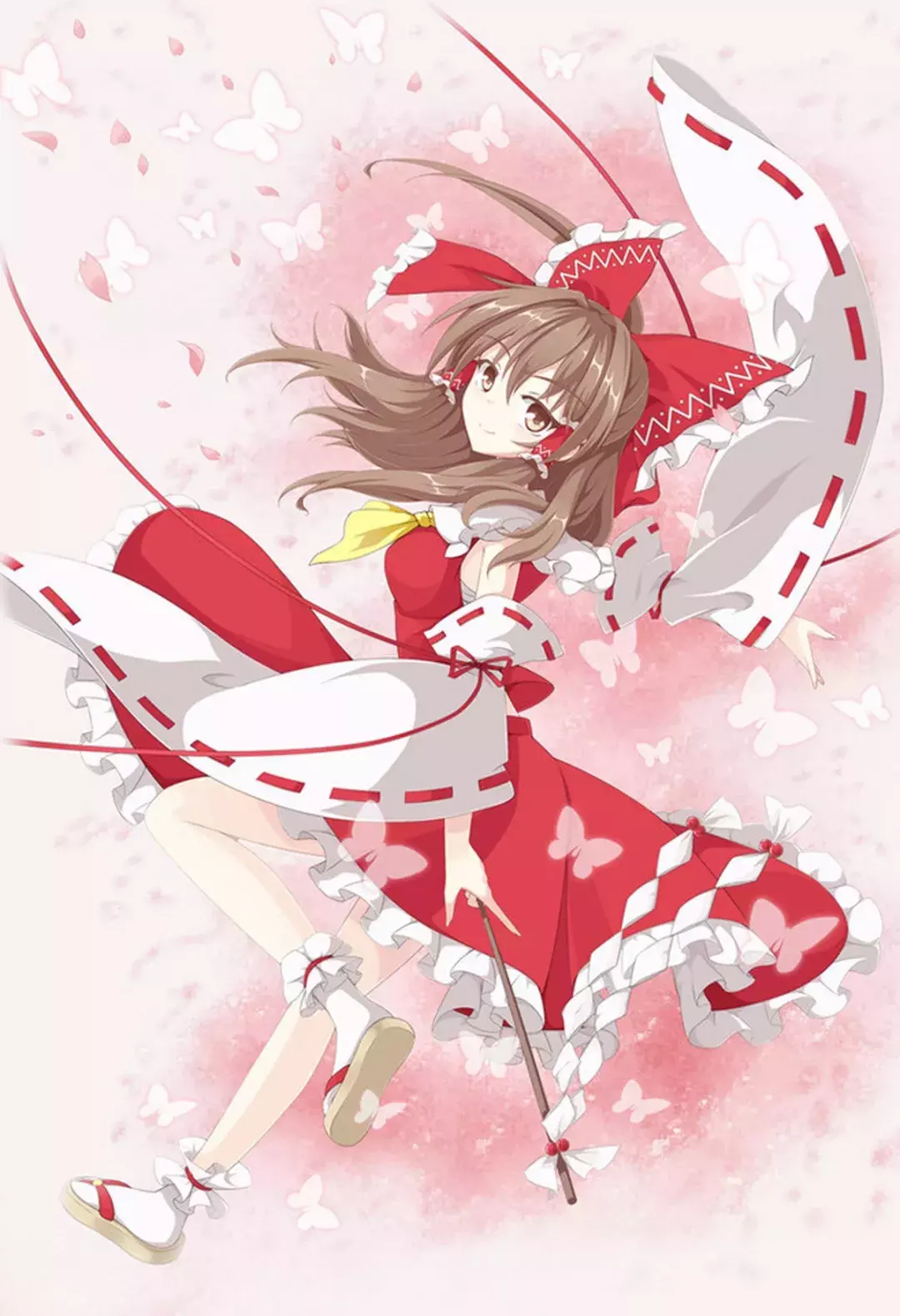 本期壁纸为"博丽灵梦"