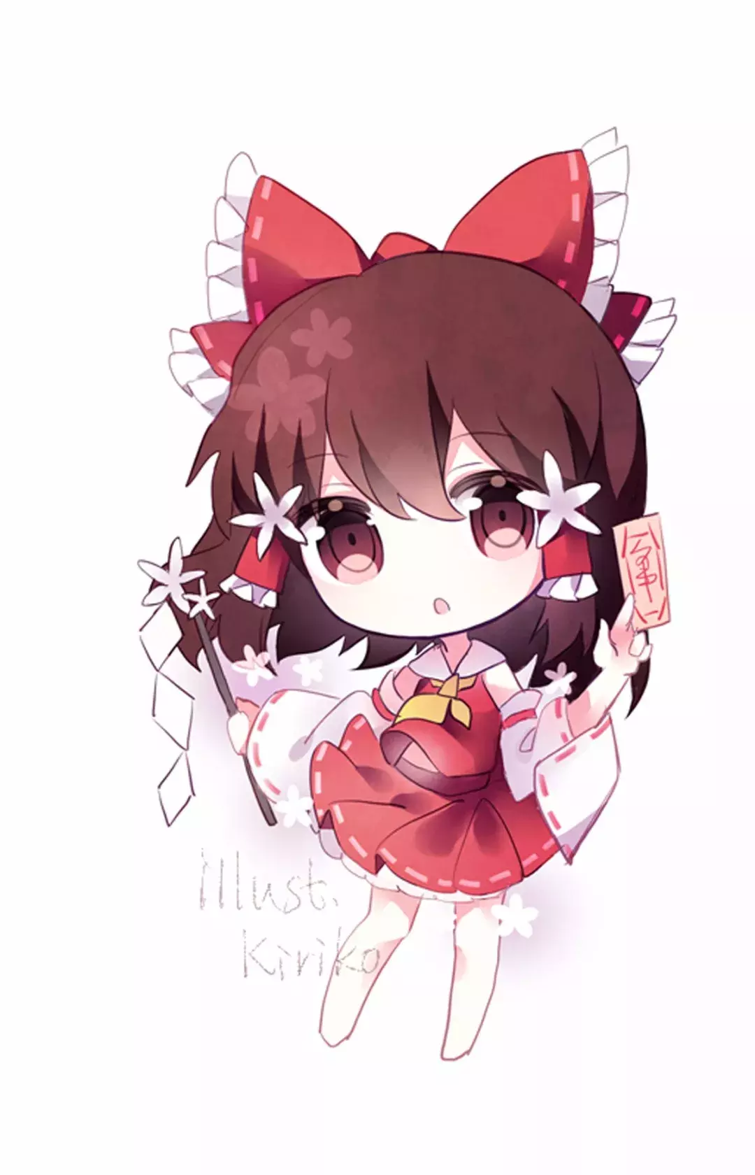 id:45242518画师:ぬぬっこ三,求两张壁纸,博丽灵梦和博丽冥梦的萌娘