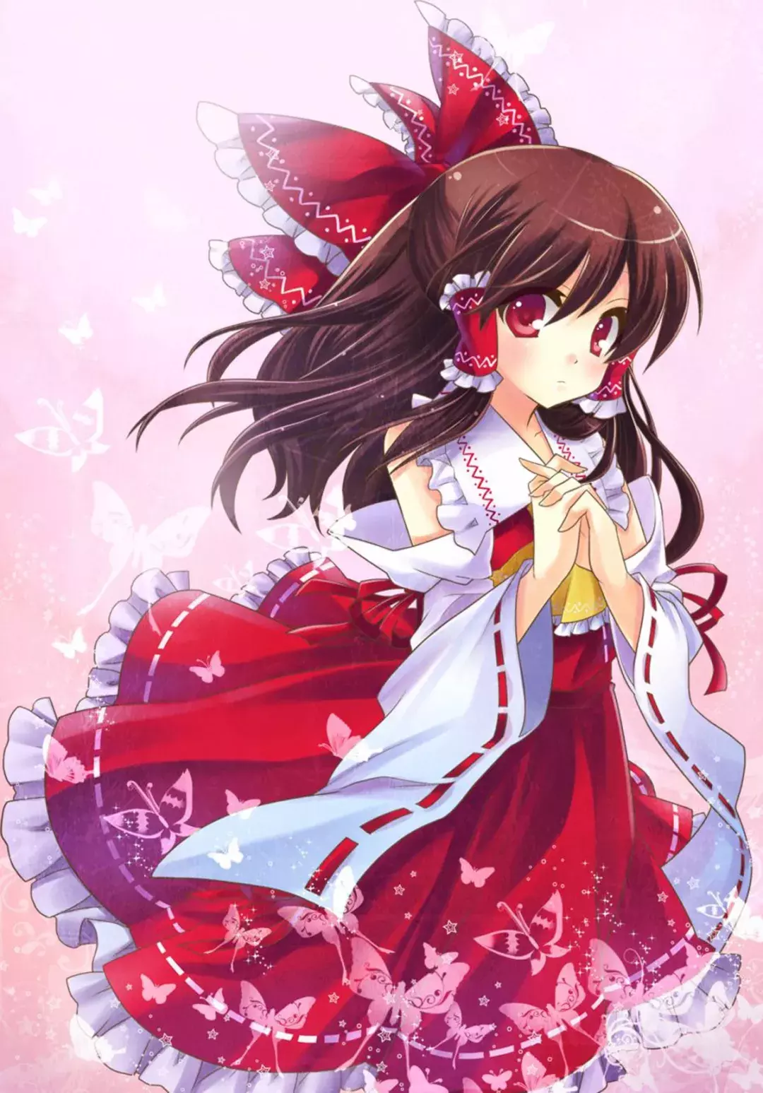 本期壁纸为"博丽灵梦"