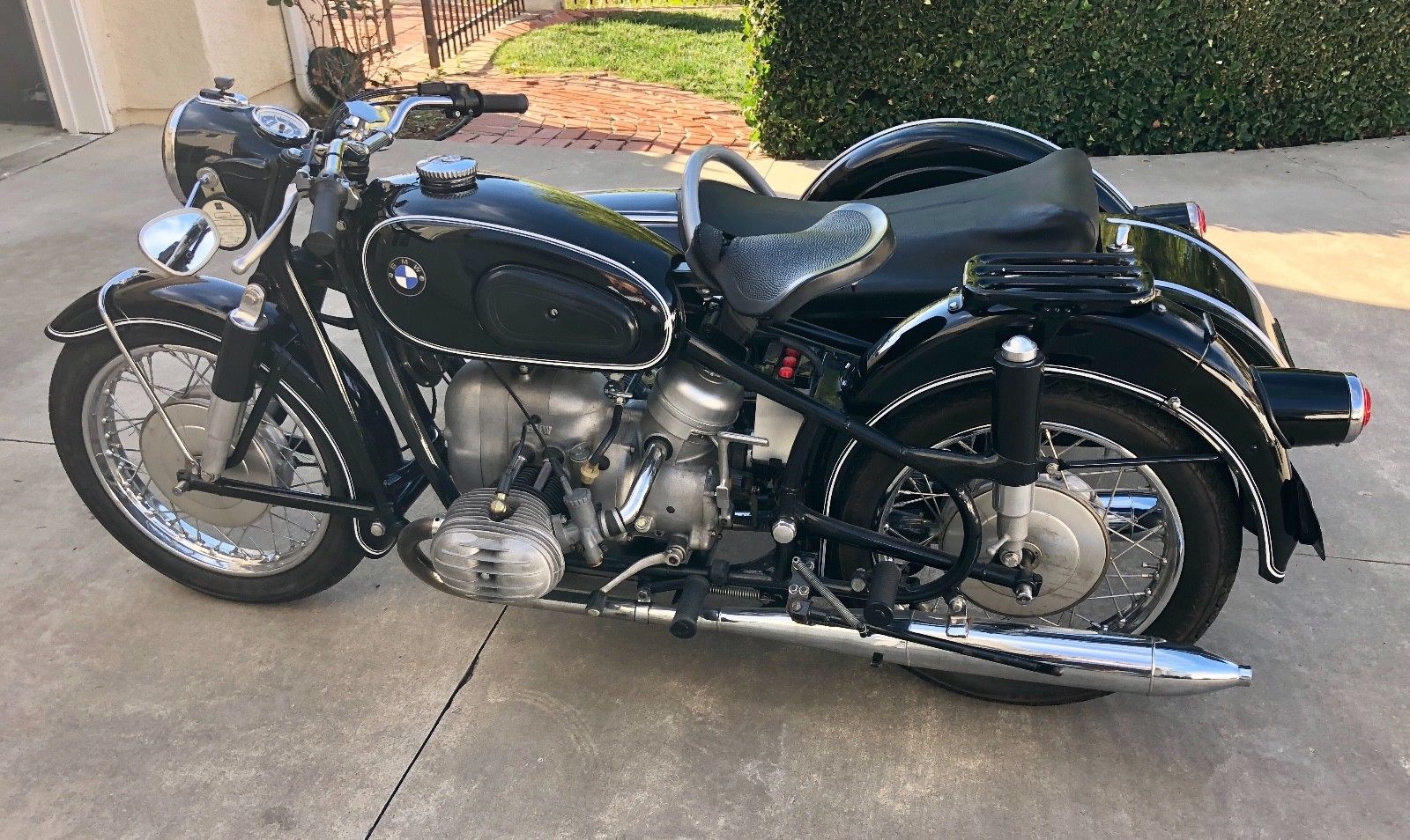 极品拍卖,1968年宝马r系列豪华侧三轮,行驶总里程:2177