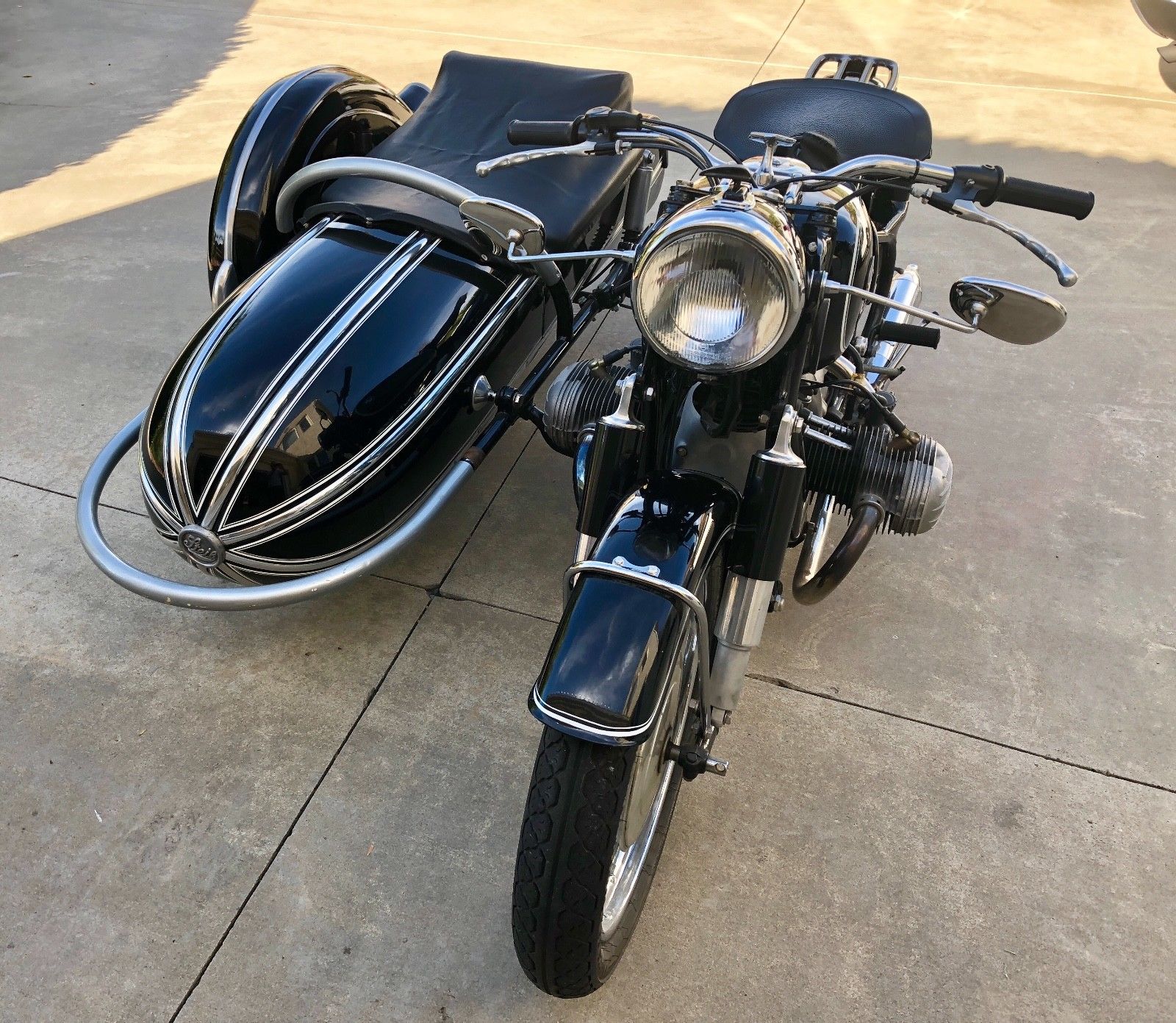 极品拍卖,1968年宝马r系列豪华侧三轮,行驶总里程:2177