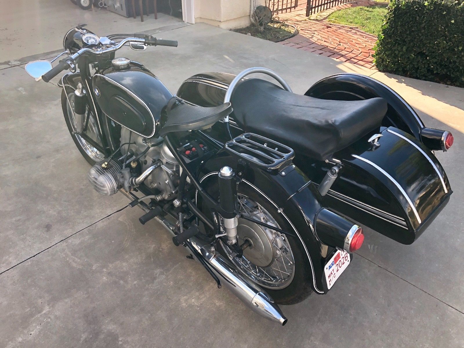 极品拍卖,1968年宝马r系列豪华侧三轮,行驶总里程:2177