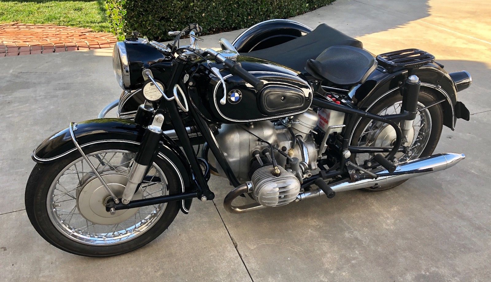 极品拍卖,1968年宝马r系列豪华侧三轮,行驶总里程:2177