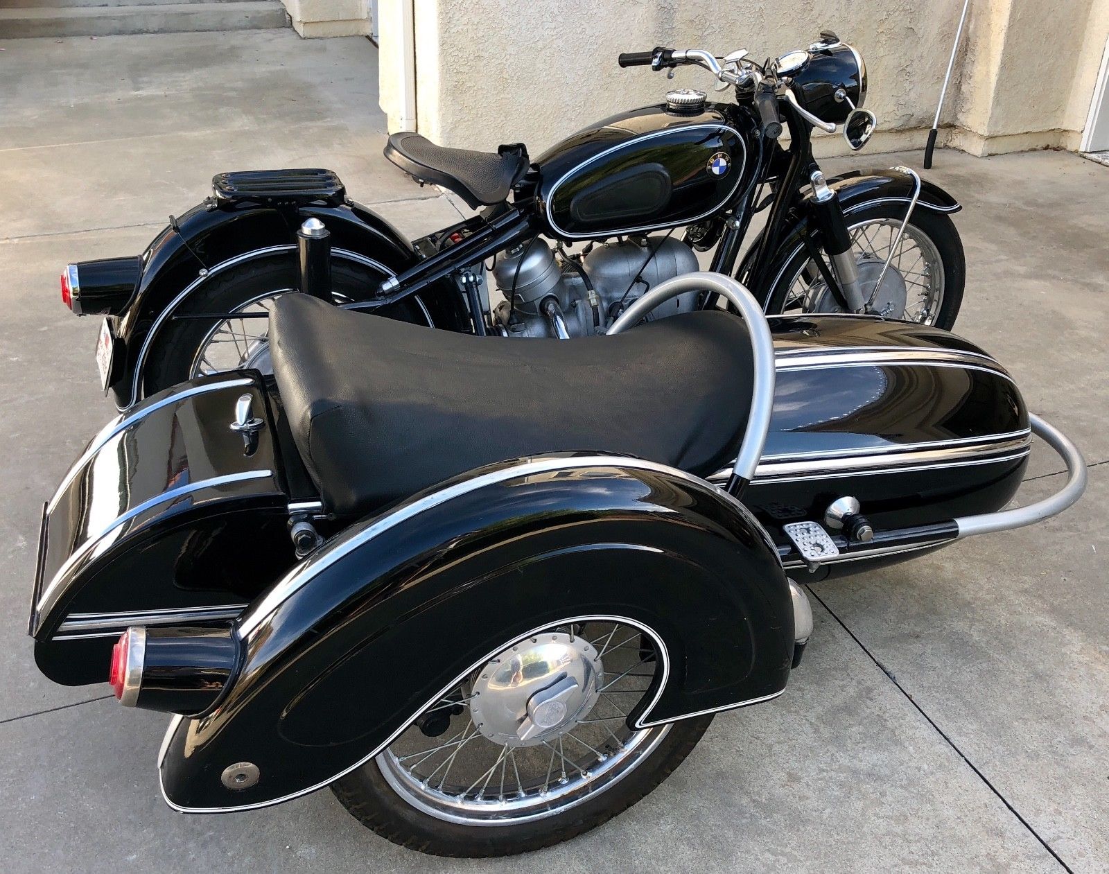 极品拍卖,1968年宝马r系列豪华侧三轮,行驶总里程:2177