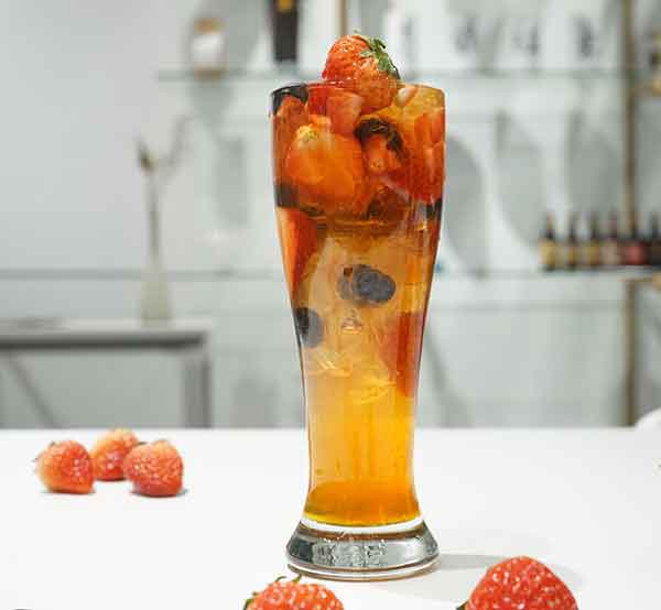 清香水果茶(清香水果茶英文菜单)