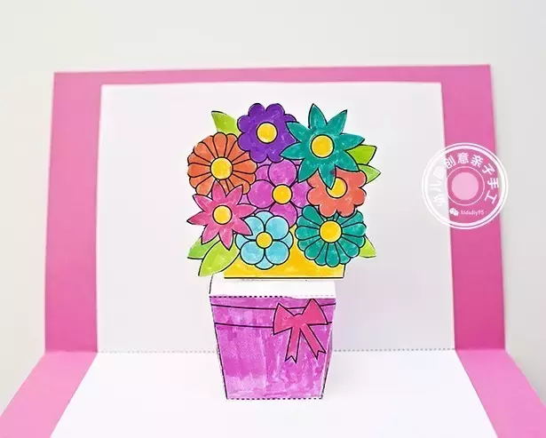 幼儿园新年手工贺卡教程:涂鸦与手掌卡片等,合适小班与托班孩子