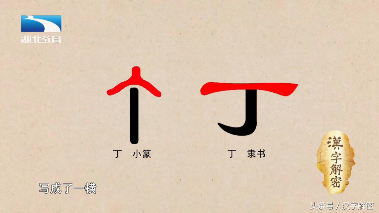 汉字解密｜丁： 简单的笔画却有多种意义  别小看了“丁”字哦