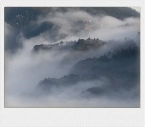 庐山出现美仑美奂的云雾景观