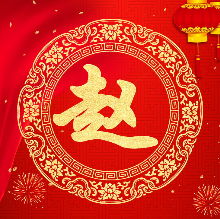 新年新气象，你的头像也该换了，喜庆红色加上金字百家姓高端大气