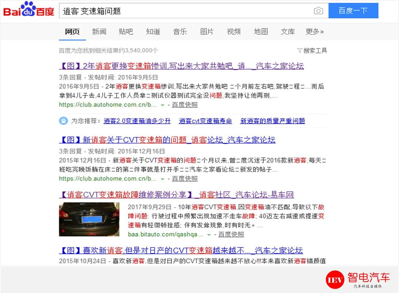 漏油、异响、顿挫！东风日产逍客CVT变速箱愧对15万年销量
