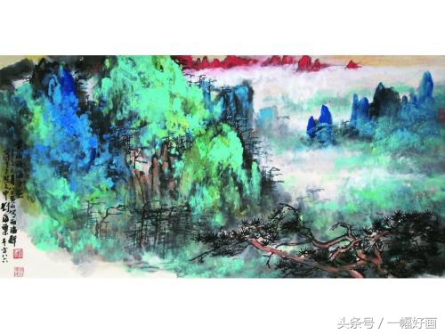 欣赏一下刘海粟晚年的泼墨作品，棒棒哒！