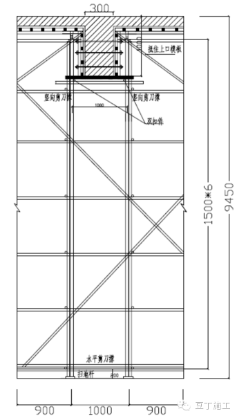 推荐一个不错的实例丨板、梁、墙、柱的高大模板支设方法