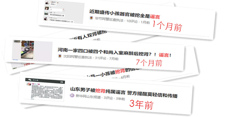 挖肾？偷孩子？扎针？这些老谣言今年过年咱不转！