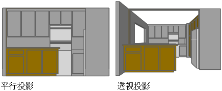 CAD软件基础平行和透视视图