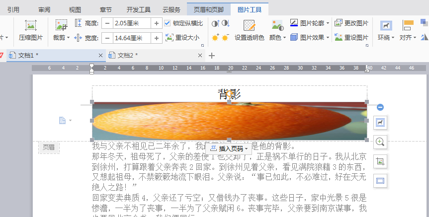 word文档教学第15期：为文档添加页眉和页脚