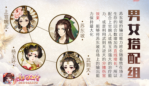 醉后仗剑归《熹妃Q传》苏东坡阵容搭配推荐