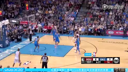 NBA火箭vs雷霆回放(火箭复仇雷霆豪取16连胜全场视频集锦比赛录像回放)