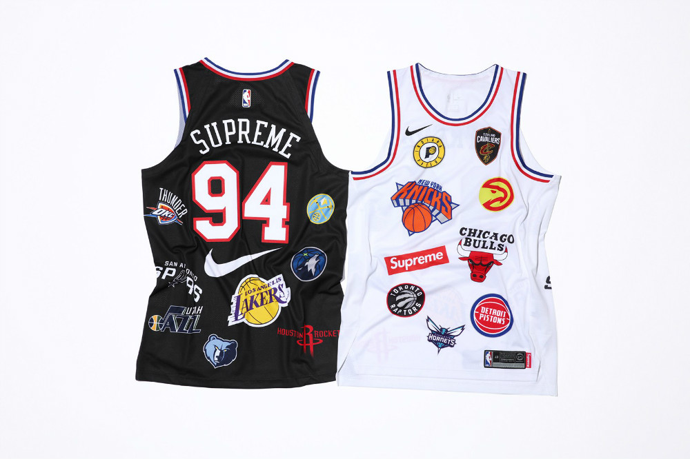 nba巨星联名过哪些品牌(【是日美好事物】Supreme和Nike合作款印满NBA球队logo 以及英国又有了爆款小众包)