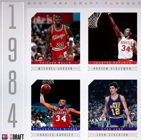 nba84年选秀哪些人厉害(84选秀历史最佳？连续8年包揽总决赛MVP，96一代都望尘莫及！)