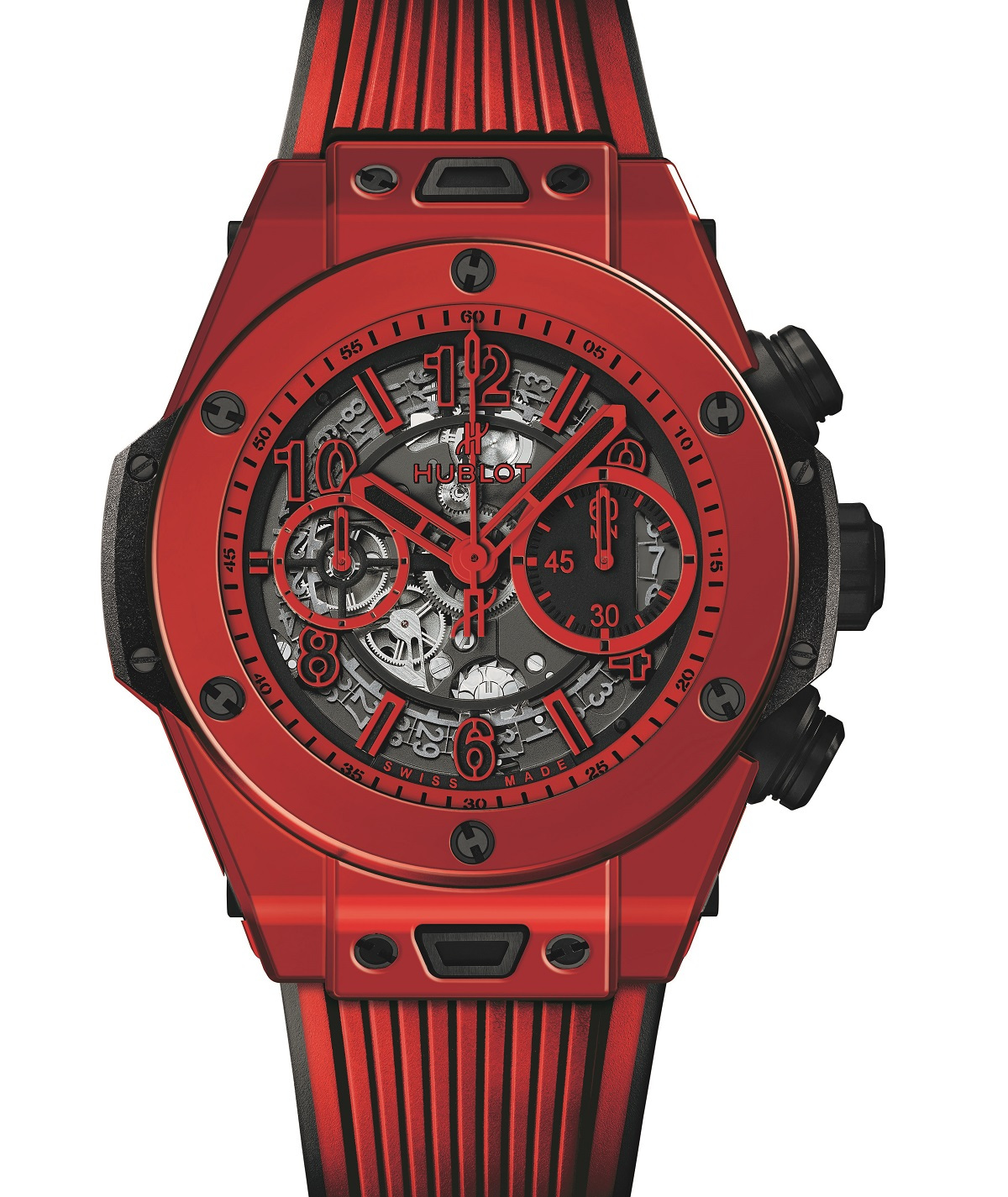 宇舶 Hublot BIG BANG UNICO红魔陶瓷手表