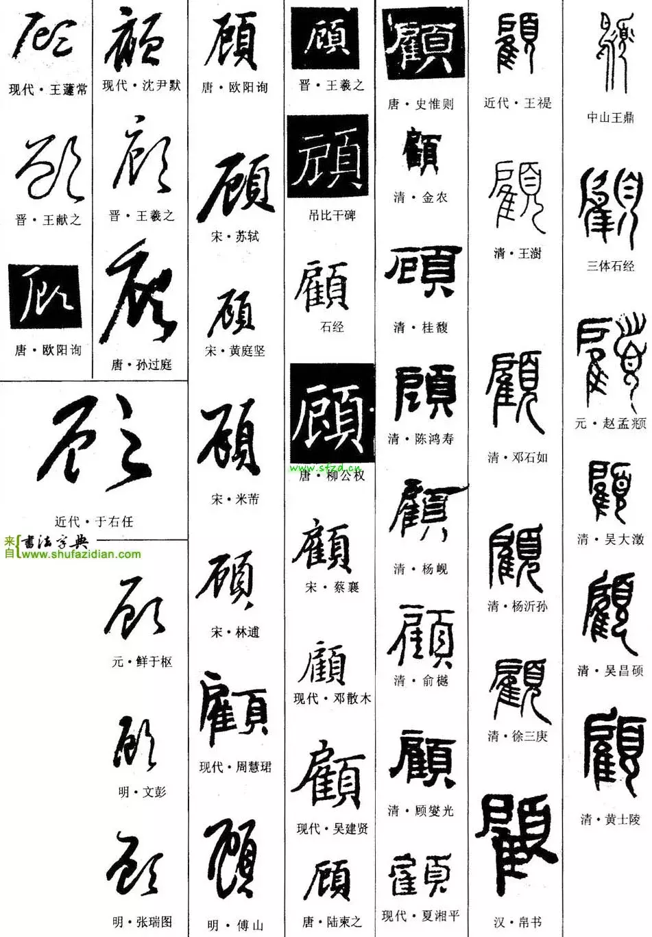 每日一字：顾（1289）2018.03.07