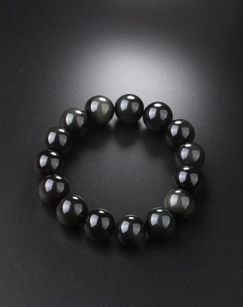 黑曜石手链 黑曜石手链寓意-千百号