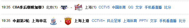 中超和cba哪个直播好(CCTV5放弃了中超上海德比，直播CBA季后赛，到底哪个赛事看球人多)