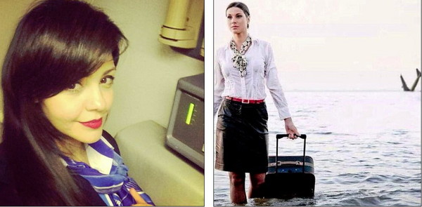 诡异的是,机上10名机组人员当中的一名空姐,当初进公司时曾把自己的