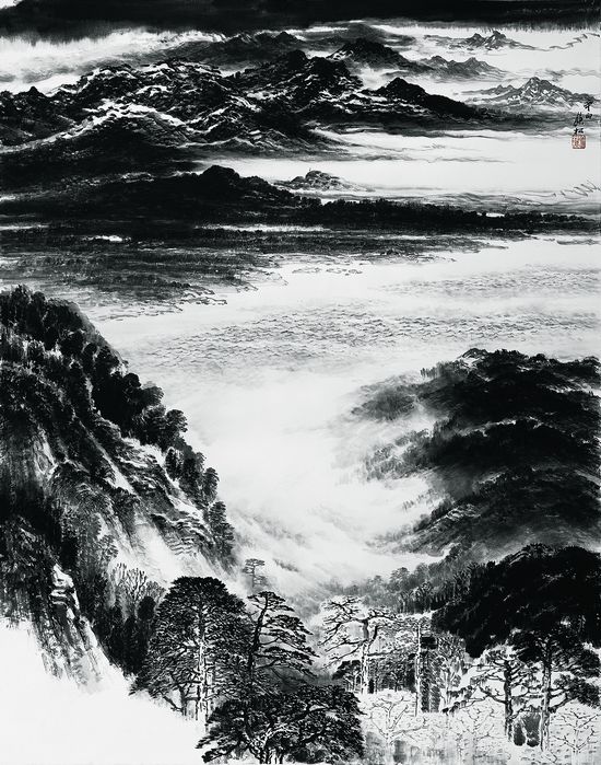 许钦松山水作品欣赏画家许钦松作品图片