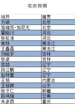 cba韩硕哪里人(辽宁山东体育大省！CBA季后赛八强球员籍贯统计)