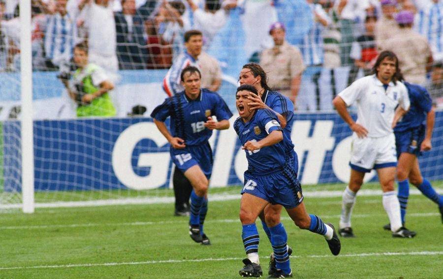马拉多纳之上帝之手事件回顾(回顾世界杯的马拉多纳之1994:堕落的天使